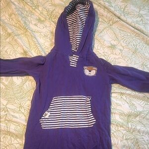 Kids Purple LSU one piece with Tiger Patch